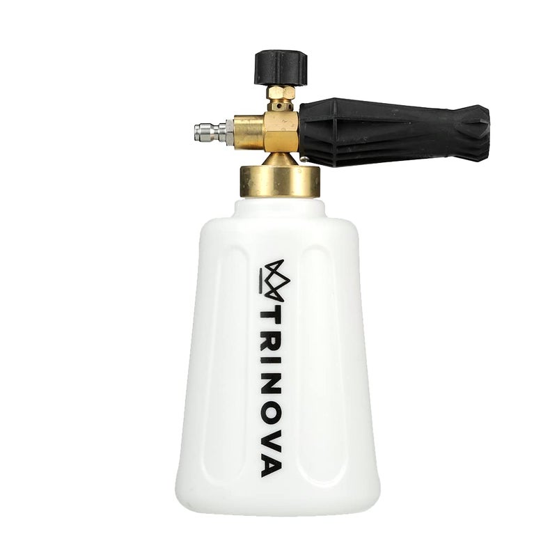 TriNova Foam Cannon for Pressure Washer - Original Wide Neck, Wide Base Heavy Duty Foam Gun for Detailing - Image 1